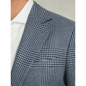 REISS GOULD Single Breasted Check Blazer With Wool